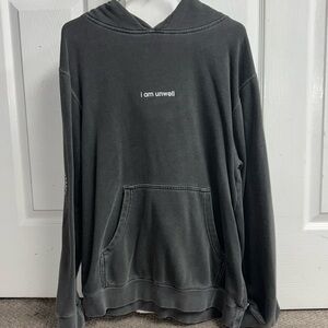 i am unwell call her daddy grey hoodie barstool size large